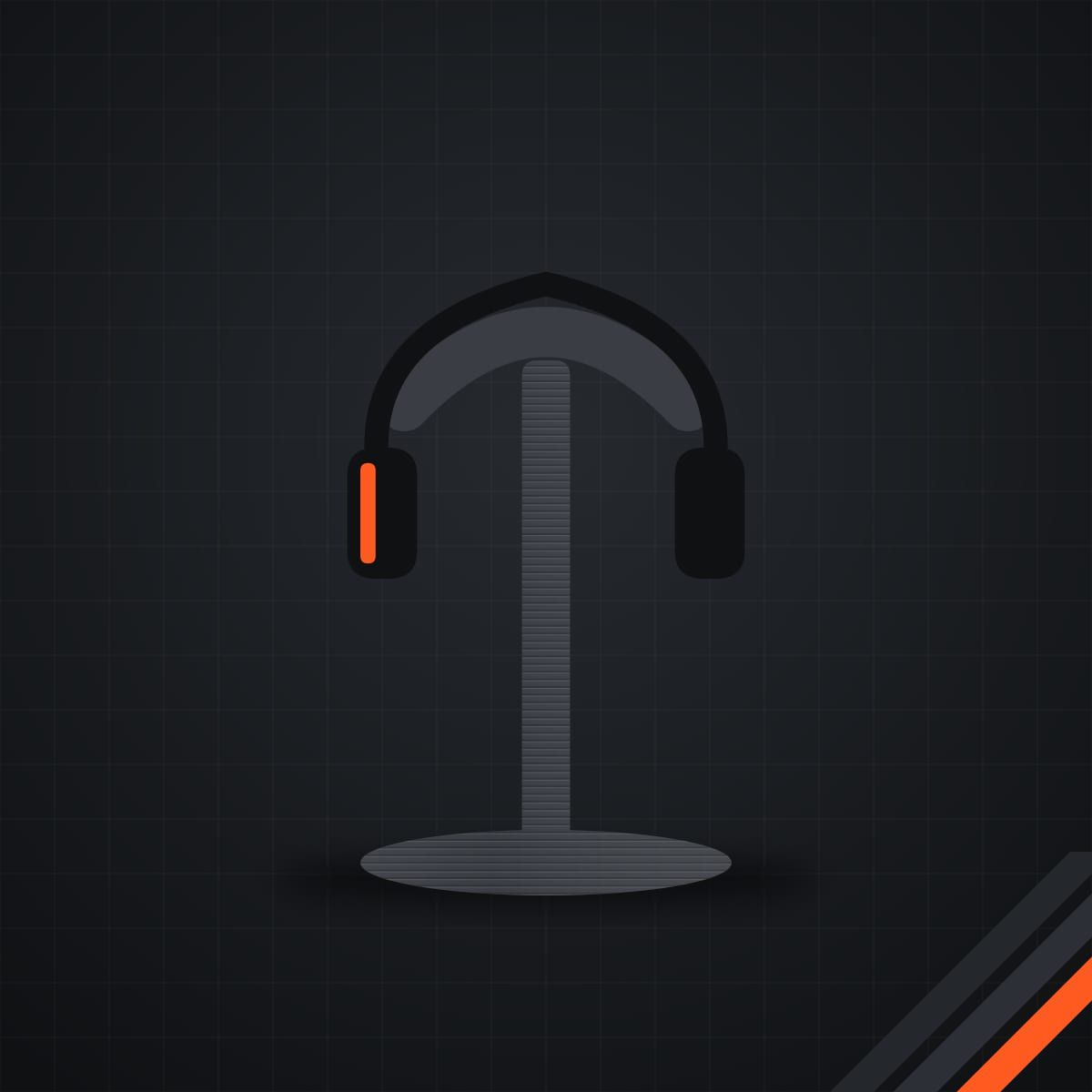 Support casque audio