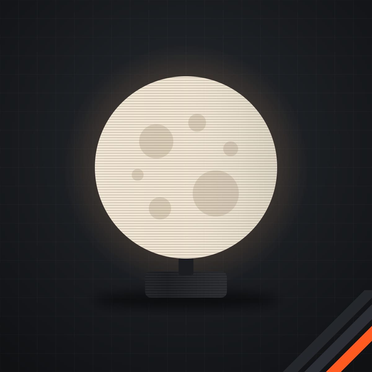 Lampe lune veilleuse